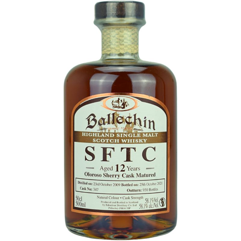 Ballechin Sftc 12 Jahre Oloroso Feingeist Onlineshop 0.50 Liter 1