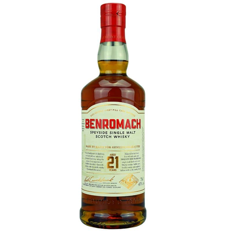 Benromach 21 Jahre Feingeist Onlineshop 0.70 Liter 1