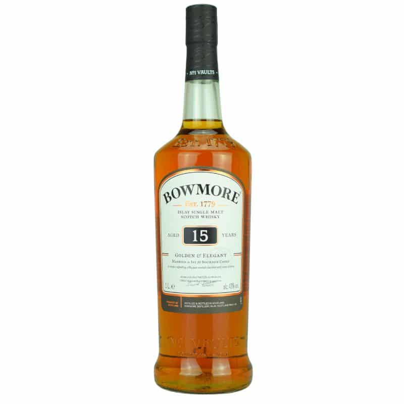 Bowmore 15 Jahre Golden & Elegant Feingeist Onlineshop 1.00 Liter 1