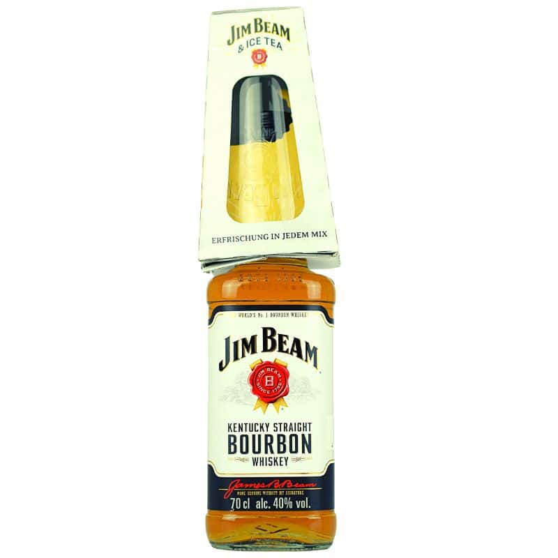 Jim Beam Bourbon Geschenkset Feingeist Onlineshop 0.70 Liter 2