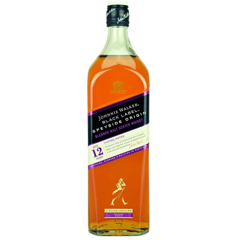 Johnnie Walker Black Label Speyside Origin 12 Jahre Feingeist Onlineshop 0.70 Liter 1