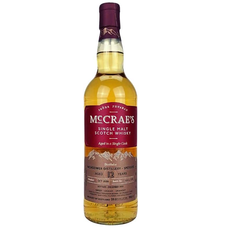 Mc Crae's Inchgower 12 Jahre Feingeist Onlineshop 0.70 Liter 1