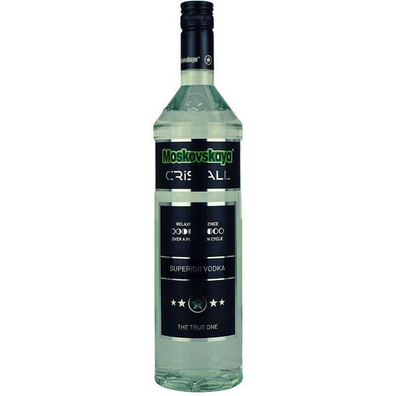 Moskovskaya Cristall Superior Vodka Feingeist Onlineshop 1.00 Liter 2