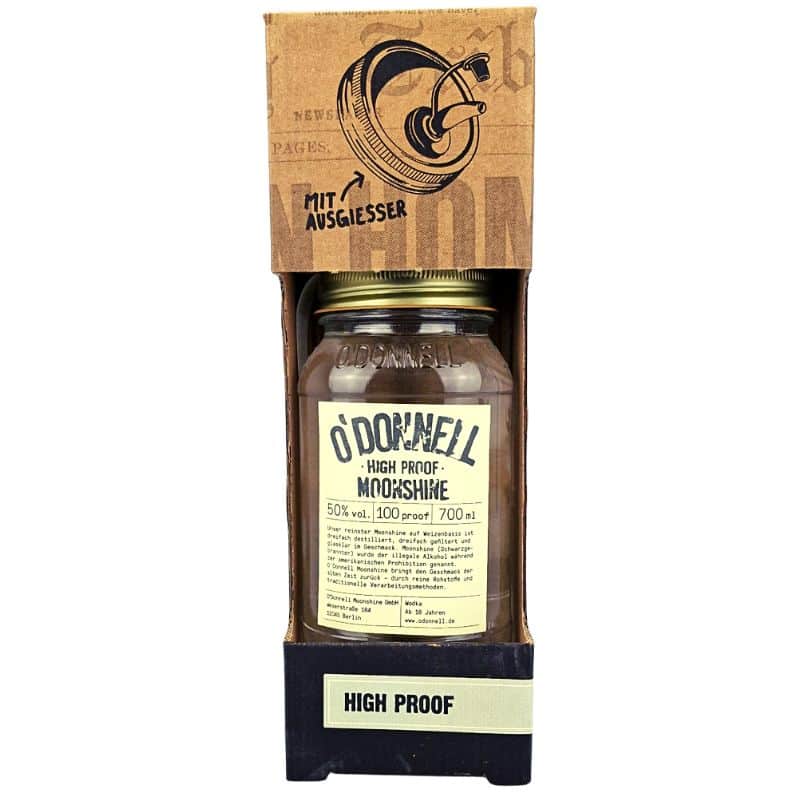 O'Donnell Moonshine High Proof Feingeist Onlineshop 0.70 Liter 1