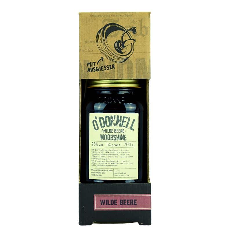 O'Donnell Moonshine Wilde Beere mit Ausgießer Feingeist Onlineshop 0.70 Liter 1