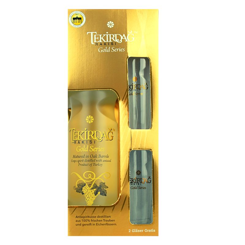 Tekirdag Gold Series Geschenkset Feingeist Onlineshop 0.70 Liter 1