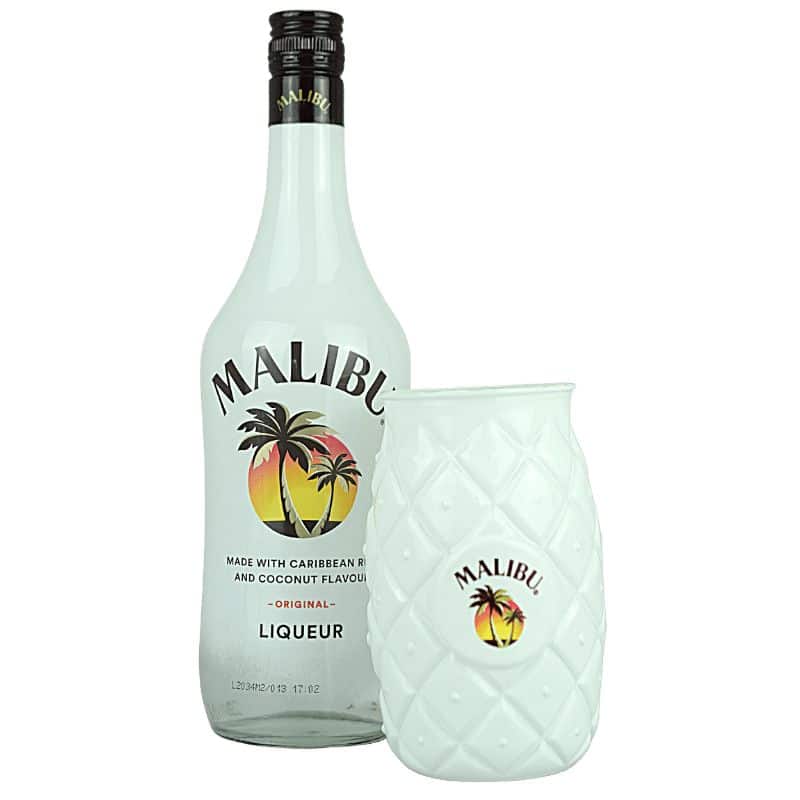 Malibu + Ananasglas Feingeist Onlineshop 0.70 Liter 1