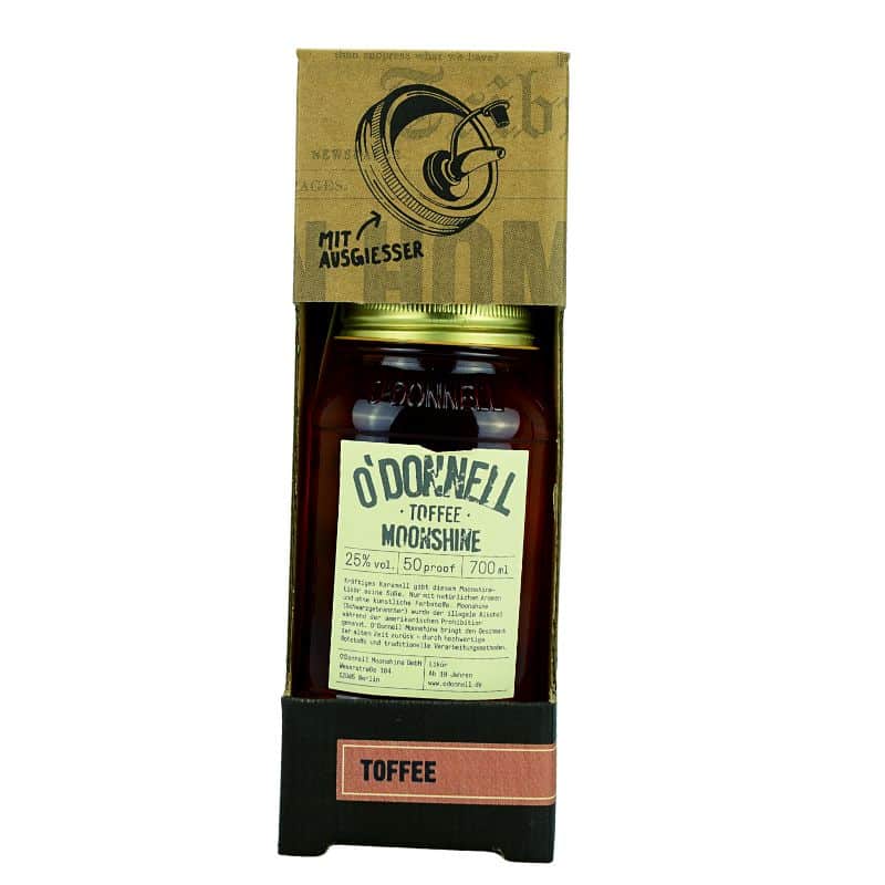 O'Donnell Moonshine Toffee mit Ausgießer Feingeist Onlineshop 0.70 Liter 1