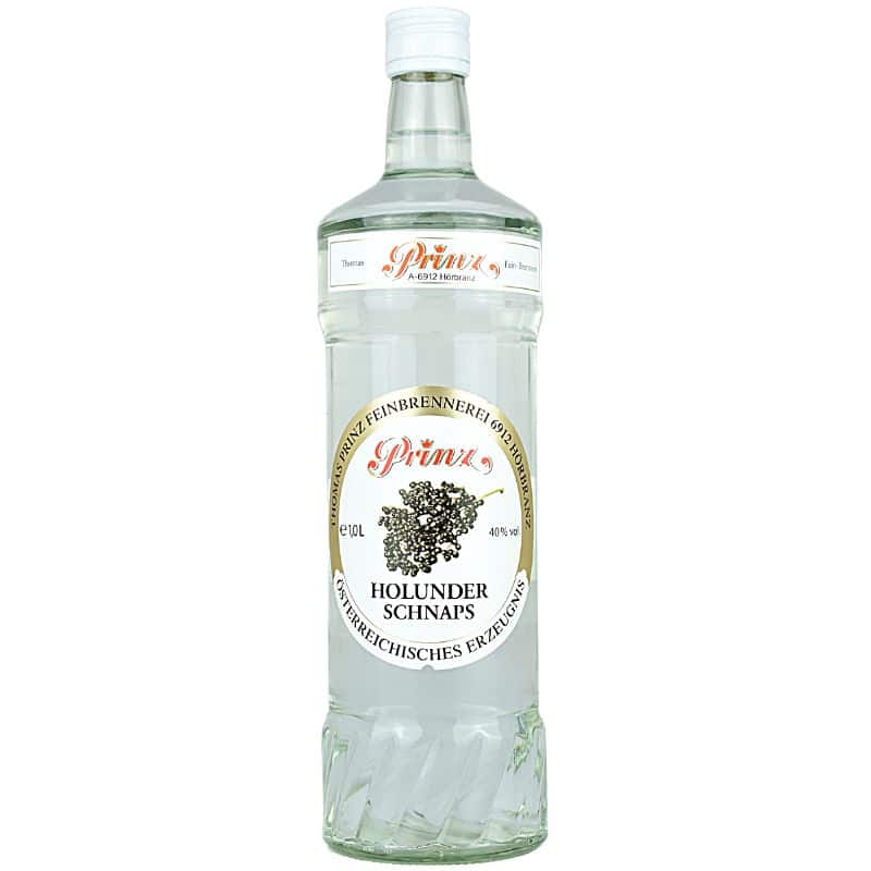 Prinz Holunder Schnaps Feingeist Onlineshop 1.00 Liter 1