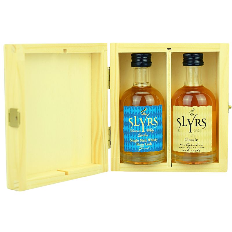 Slyrs Miniaturen Set Rum Cask + Classic Feingeist Onlineshop 0.10 Liter 1