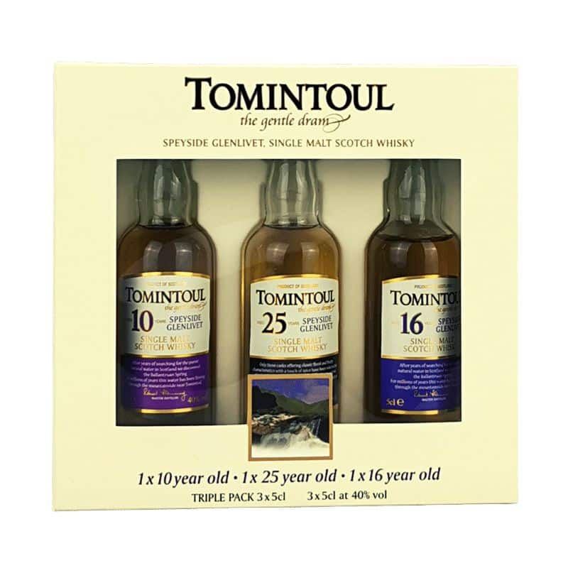 Tomintoul Triple Pack Feingeist Onlineshop 0.15 Liter 1